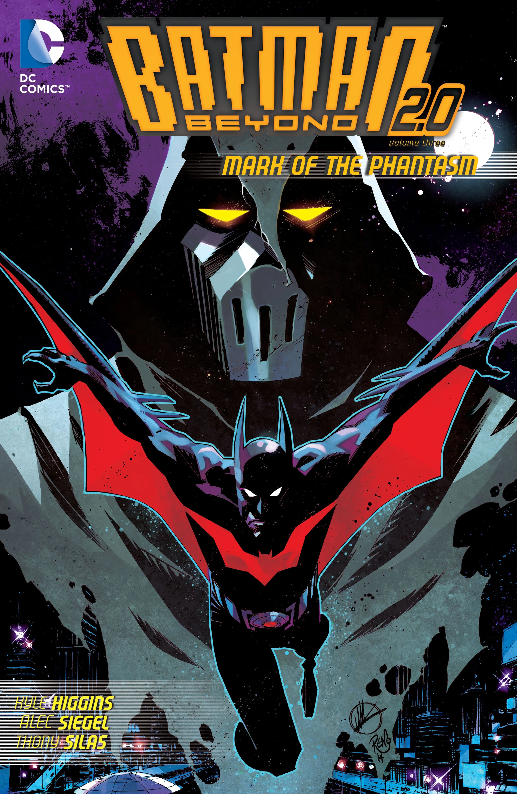 Batman Beyond 2.0 Vol. 3: Mark of the Phantasm (DC, 2015) cover